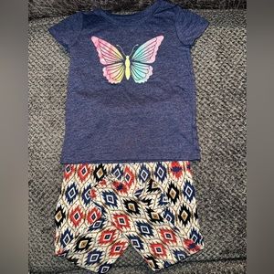 Girl's shirt with leggings